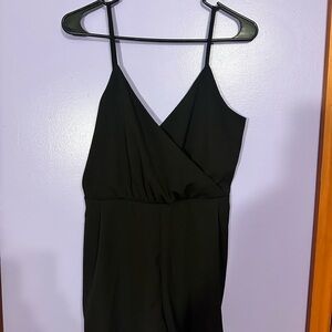 Black Sleeveless Jumpsuit